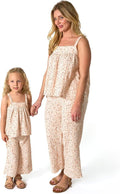 Gerber Baby Girls' Mommy & Me 2-Piece Cropped Pant Set - Stylish & Comfortable Outfit