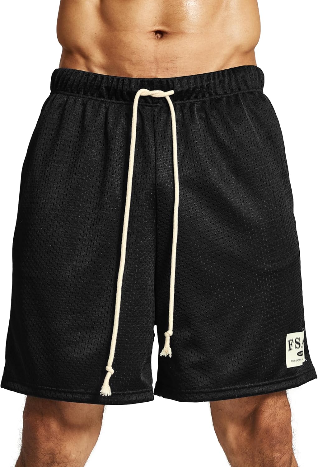 Ouber Men's Gym Shorts - Mesh Dry Fit Performance with Pockets for Basketball Workouts
