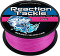 Reaction Tackle Braided Fishing Line - Pro Grade Performance for Saltwater & Freshwater - High Visibility Color