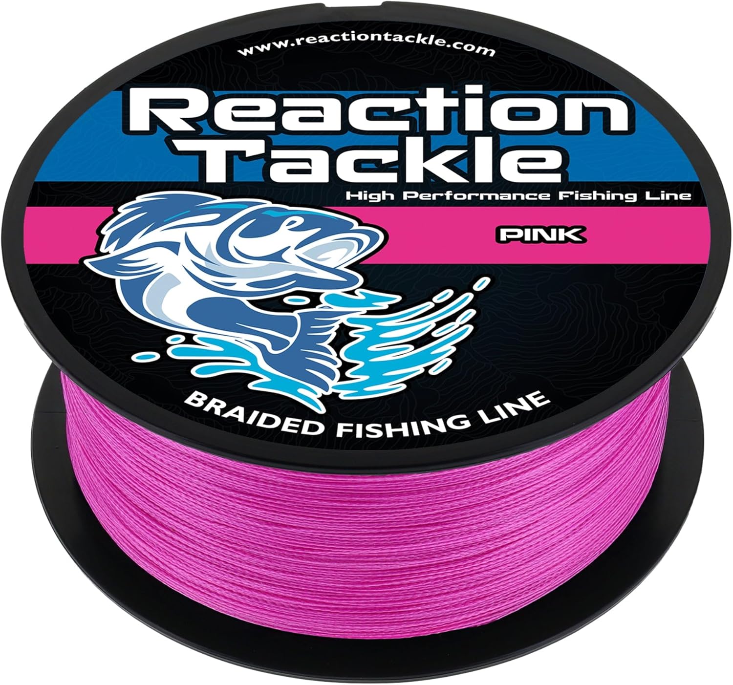 Reaction Tackle Braided Fishing Line - Pro Grade Performance for Saltwater & Freshwater - High Visibility Color