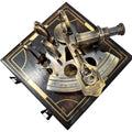Vintage Brass Sextant Kelvin and Hughes 1930 – Nautical Navigation Instrument with Wooden Box by Smith & Co London Maritime Collectible Educational Gift