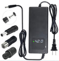 YZPOWER 42V 2A Lithium Battery Charger for 36v 10s Li-ion Battery Pack,36v Smart Power Suppluy Fast Charging with Display Built-in Fan