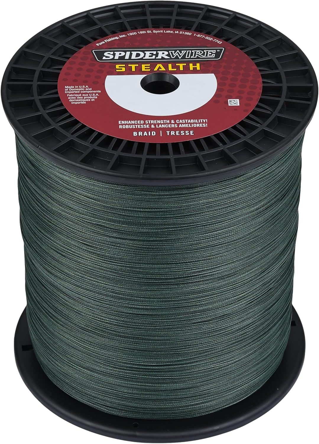 SpiderWire Stealth Braid Fishing Line - Ultra-Strong, Low-Visibility Design | 150 Yards, Green