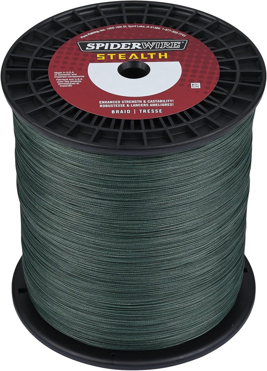SpiderWire Stealth Braid Fishing Line - Durable, High-Performance Fishing Line | 150 Yards, Green