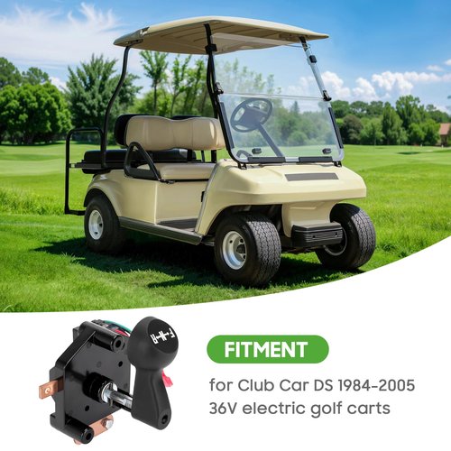 10L0L Heavy Duty Forward Reverse Switch Assembly for Club Car DS 1984-2005 36V Golf Cart, with Handle, Micro Switch, OEM# 1011997 1014808 1012987