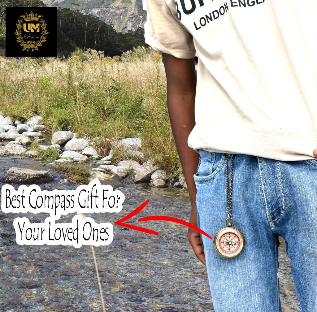 Skiennix Compass - Jeremiah 29:11 Inspirational Gift for Kids | First Communion & Graduation