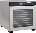 LEM Products BigBite 10-Tray Stainless Steel Dehydrator - Perfect for Jerky, Fruits & Vegetables | Silver Finish