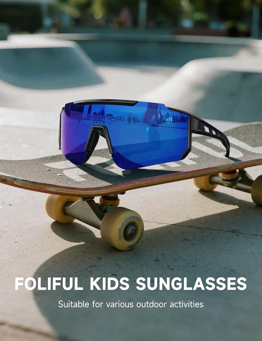 Skiennix Kids Polarized Baseball Sunglasses - UV Protection Sports Eyewear for Ages 3-12