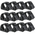 MusixiA Quick Release Rubber Clamp Mount Kit Shovel Holder for Truck Fits 1"~1.5" Diameter Tool Handles for Trucks UTV ATV Offroad 4X4 Parts 12Pcs