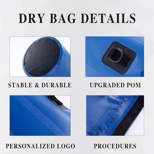 IDRYBAG Waterproof Dry Bag for Kayaking | Versatile Sizes 2L, 5L, 10L, 15L, 20L for Boating