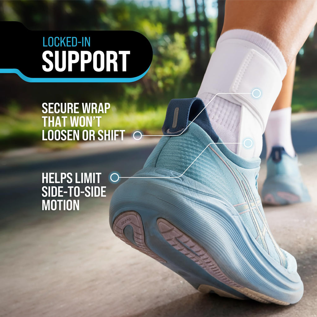 Z ATHLETICS Ankle Brace for Women & Men - Lace Up Adjustable Support with Side Stabilizers for Sprained Ankle, Achilles Tendonitis Relief | Basketball, Volleyball, Running & Sports Recovery