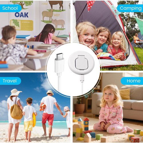 Compatible with Gabb Watch 3 / 3e Charging Stand for Kids, Foldable Magnetic Desktop Dock, Snap-On Charger Station to Encourage Daily Charging Habits at Home or School (White)