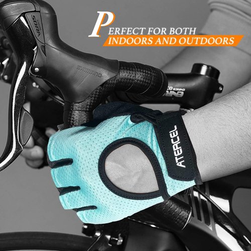 ATERCEL Weight Lifting Gloves - Full Palm Protection for Gym & Cycling | Breathable & Lightweight for Men and Women