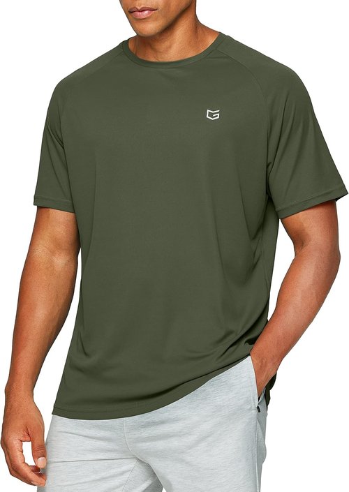 G Gradual Men's Quick Dry Workout T-Shirt - Lightweight Cooling Short Sleeve Tee for Gym & Outdoor Activities