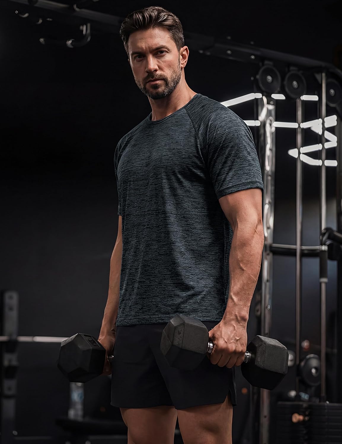TACVASEN Men's Athletic T-Shirts - Breathable Short Sleeve Dry Fit Workout Tops | Perfect for Gym & Running