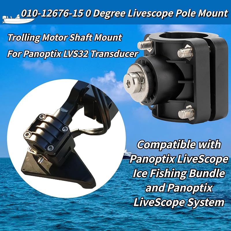 0 Degree Livescope Pole Mount for Panoptix LVS32 Transducer