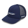 Costa Del Mar Stitched Trucker Marlin Hat