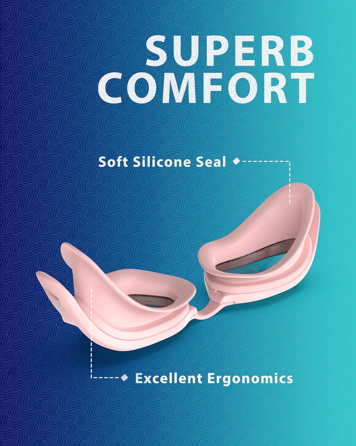 W2 Swim Goggles - Anti-Fog UV Protection for Adults | No Leak Design for Men & Women