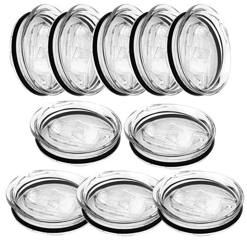 20 oz Tumbler Lid Replacement, Skinny Tumbler Lids Replacement for Travel Mugs Spill Proof, Universal 20oz Tumbler Lid Compatible with Yeti Rambler and More Tumbler Cups
