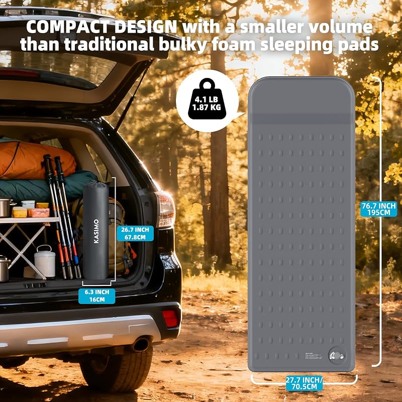 KASIMO Memory Sleeping Pad 3