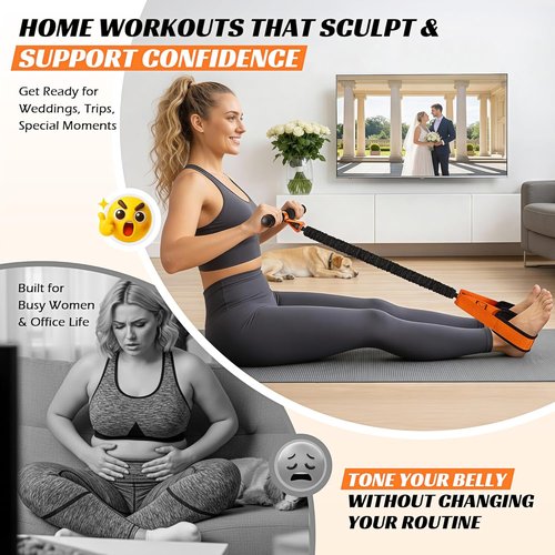 KUTIZE Multifunction Resistance Band - Upgraded Exercise Equipment for Full-Body Workouts | Soft Foot Pedal