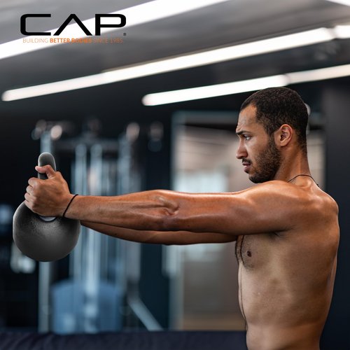 CAP Barbell Cast Iron Competition Kettlebell Weight, 18 Pounds