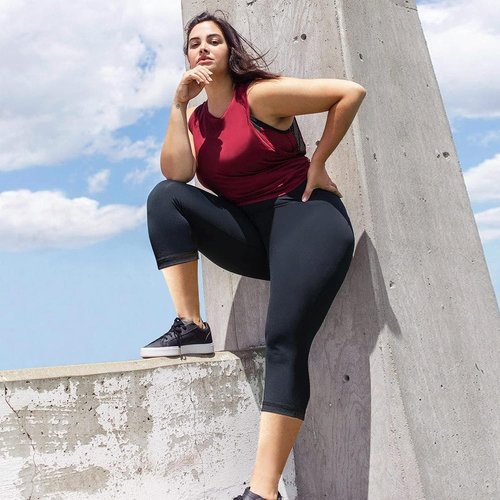 FULLSOFT Plus Size Capri Leggings for Women | High Waist Tummy Control | Stretchy Yoga Pants (XL-4XL)