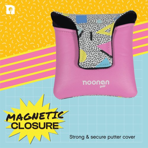 Noonan Golf Putter Cover | Magnetic Mallet Golf Club Cover | Fleece Lined & Water Resistant | Fun, Creative & Unique Headcover Designs | Golf Accessories for Men & Women (Big Paul Energy, Mallet)
