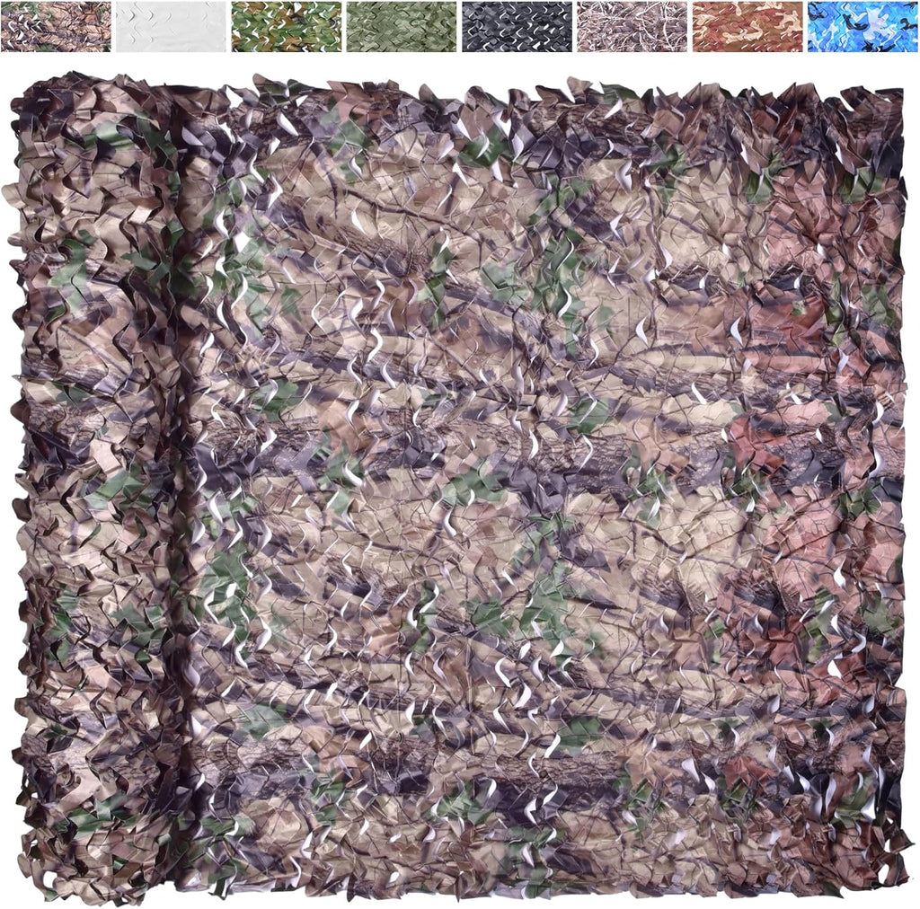 Skiennix Camo Netting - Versatile Camouflage Tarp for Hunting, Camping & Party Decor | 20x20, 10x20, 10x10 Sizes