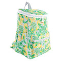 Lilly Pulitzer Insulated Backpack Cooler Large Capacity, Portable Soft Cooler Bag for Picnics, Beach, Pool, Hiking (Make Lemonade)