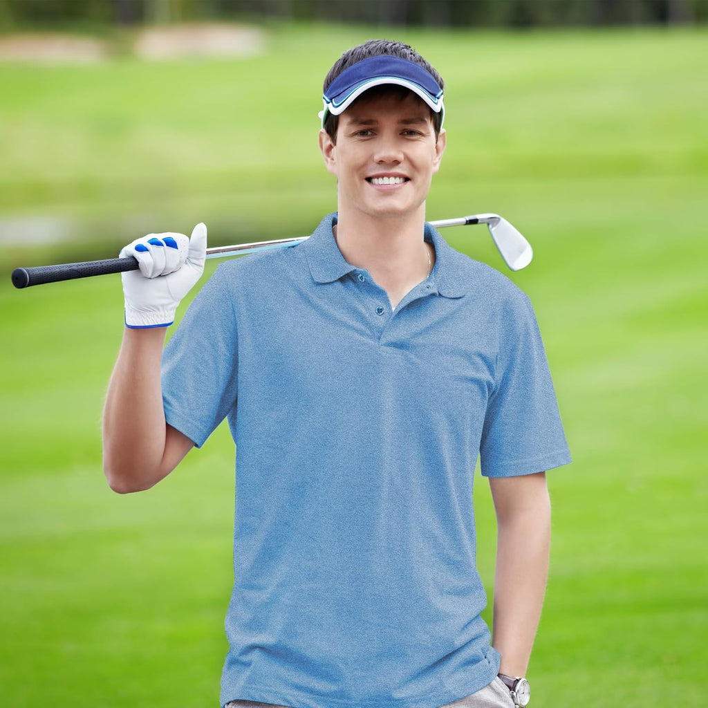 Skiennix Golf Polo Shirts - Casual Moisture-Wicking Design | Quick-Dry Short Sleeve for Men