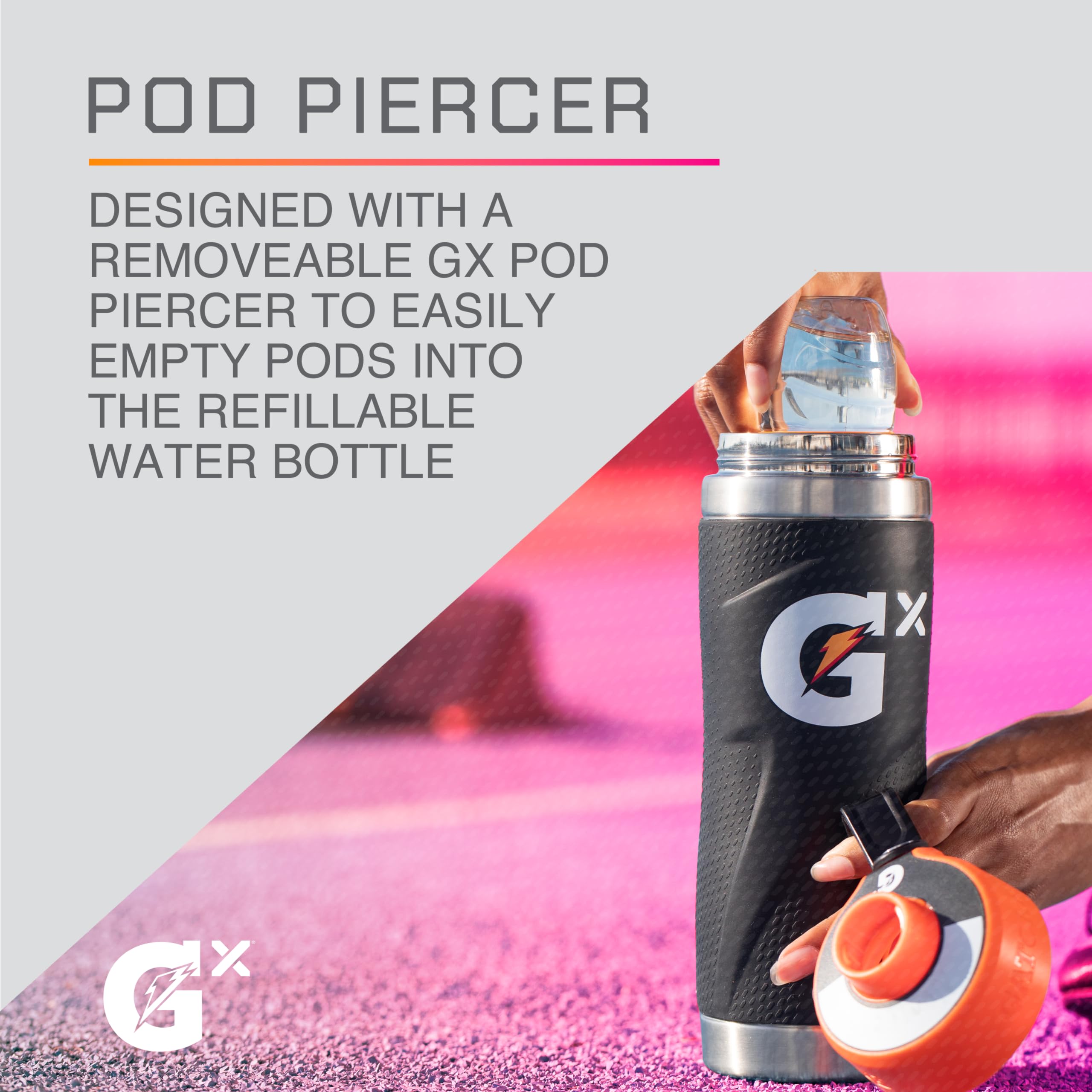 Gatorade Gx Stainless Steel Bottle, 32oz