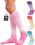 FITRELL Compression Socks - 15-20mmHg Circulation Support for Men & Women | 4 Pairs for Daily Wear