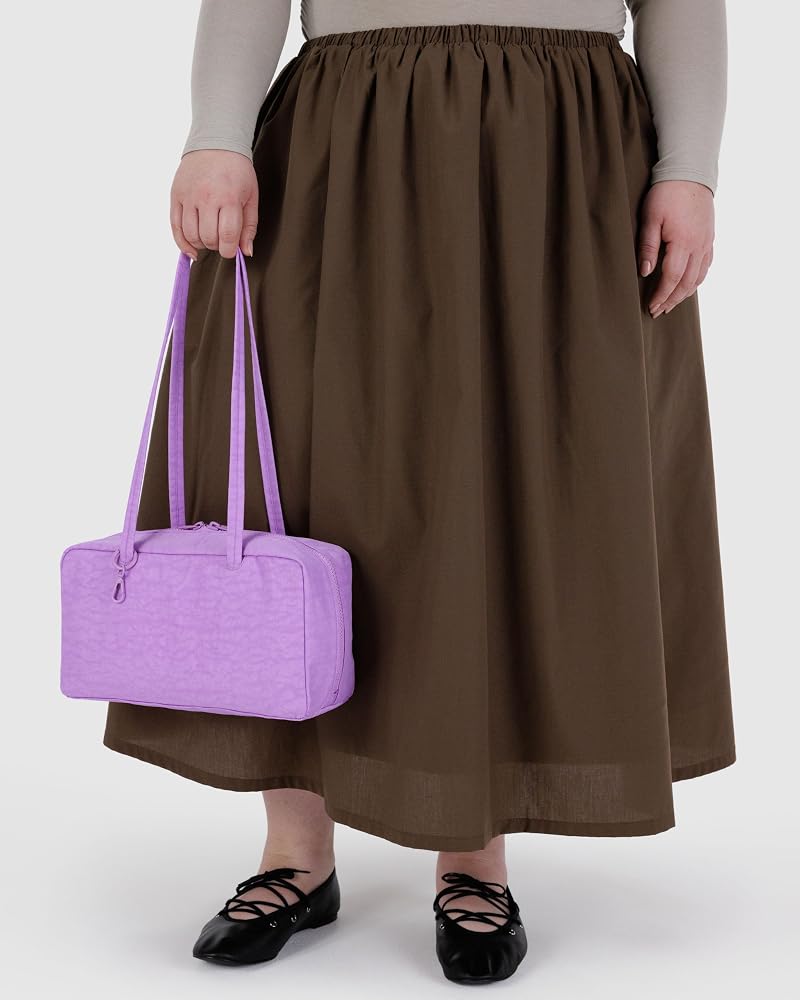BAGGU Nylon Bowler Bag - Rose (Replacement Bowler Style, Recycled Nylon)