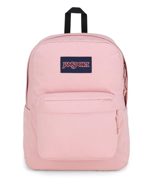JanSport Superbreak Backpack - Durable, Lightweight Premium Backpack, Misty Rose