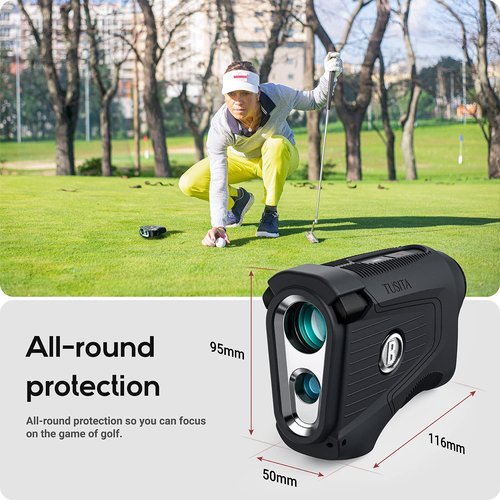 TUSITA Silicone Case Compatible with Bushnell PRO X3 X3+ Golf Laser Rangefinder - Black