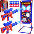 Hero-Style Shooting Toy Set - Indoor & Outdoor Action Game with 2 Air Pump Launchers | Perfect Gift for Boys Ages 3-12
