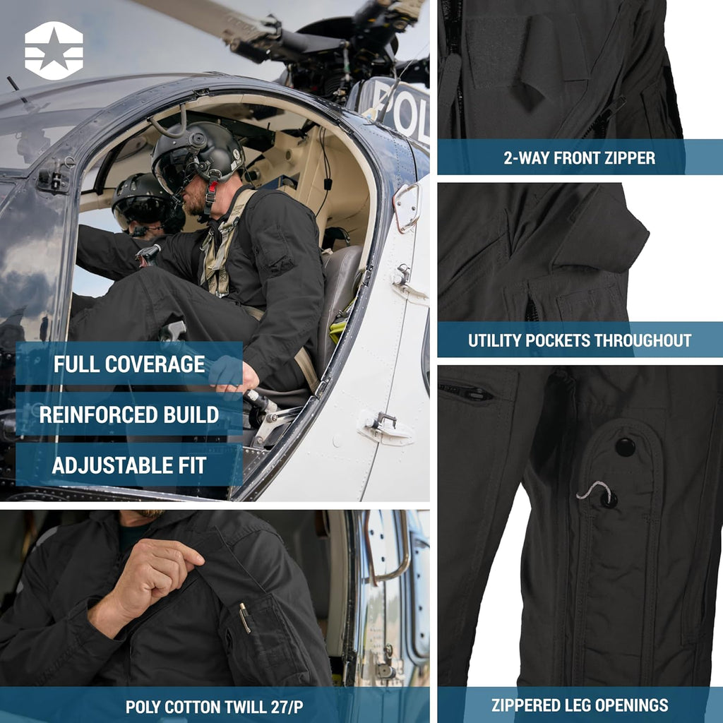 Propper Men's Poly-cotton Twill 27/P Flyers Coverall