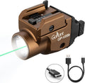 Skiennix 1500 Lumens Tactical Pistol Flashlight - Compact Aircraft-Grade Aluminum with Green Laser Combo