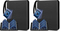 Mlikero Card Binder - 9 Pocket Trading Card Album with 720 Double-Sided Pockets | Ideal for MTG, TCG & Sports Cards (Pack of 2)