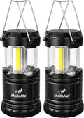 MalloMe LED Camping Lantern - Portable Battery-Powered Light for Emergencies | Collapsible Design