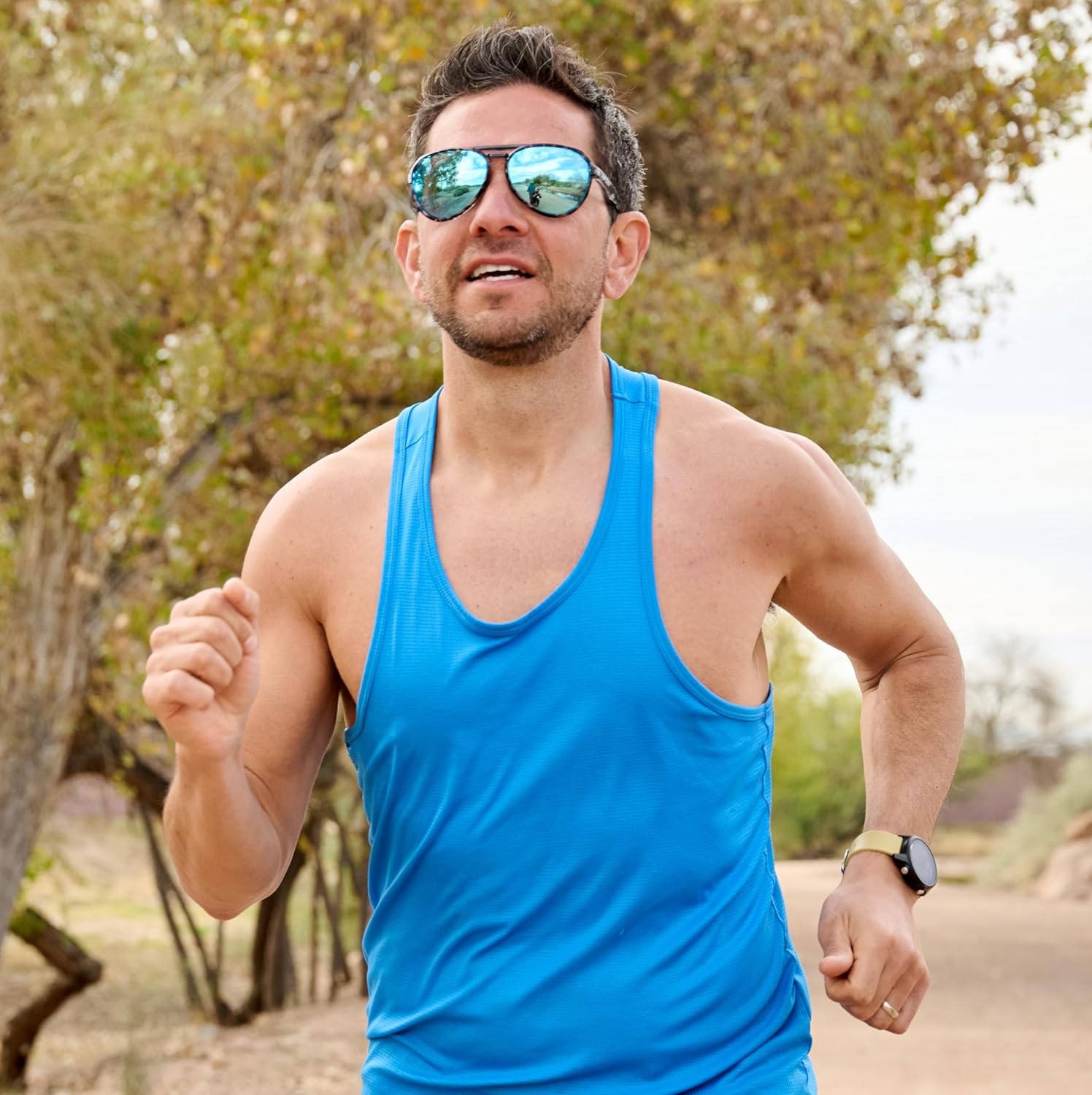 Selca Tangle-Free Aviator Sunglasses for Men & Women | Perfect for Golf, Hiking & Active Lifestyles