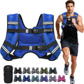 BAGAIL Comfort-Fit Weighted Vest for Woman, Even Weight Distribution, Faster Weight Loss, No-Chafe or Bounce for Walking & Running with Detachable Phone Pouch & Reflective Stripes (Available 5-30lbs)