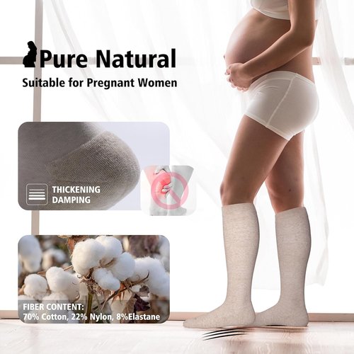 LEVSOX Compression Socks - 20-30mmHg Knee High Support for Women & Men | Cute Design for Nurses & Travel