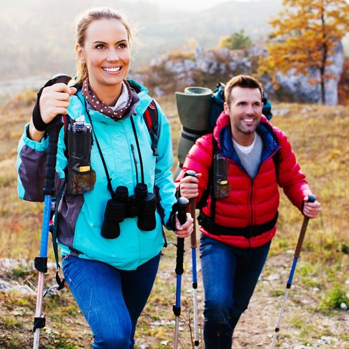 Riakrum 2 Pcs Water Bottle Holder for Backpack Foldable Mesh Water and Snack Holder Adjustable Pouch Tactical Attachments Bottle Carrier for Hiking Bicycle(Black)