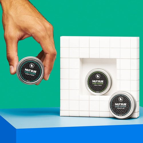 Ballsy Body & Groin Rub - All-Natural Cologne with Beeswax & Coconut Oil | Sun and Surf, 0.85 oz