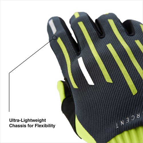 100% Sling Short Finger Mountain Biking Gloves - Lightweight Fingerless MTB Off Road Cycling Gloves