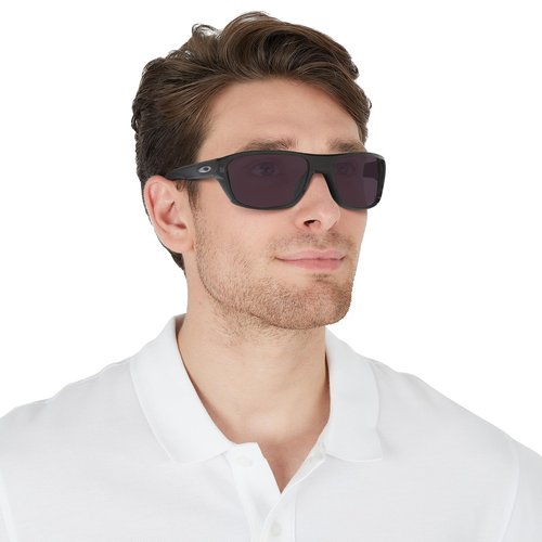 Oakley Men's OO9416 Split Shot Rectangular Sunglasses, Black Ink/Prizm Grey, 64 mm