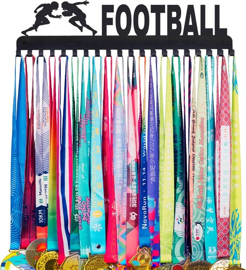 Goutoports Medal Hanger Display - Durable Metal Rack for 60+ Medals | Easy Installation for Sports Collectibles