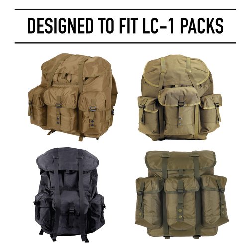 Rothco Alice Pack Frame with Attachments – Includes Padded Shoulder Straps and Kidney Pad Waistbelt – Lightweight Aluminum Construction